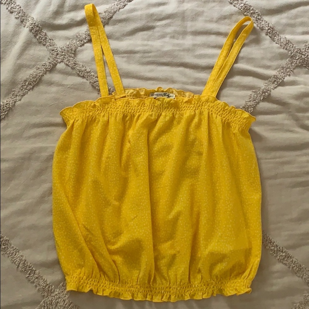 Yellow tank from Express